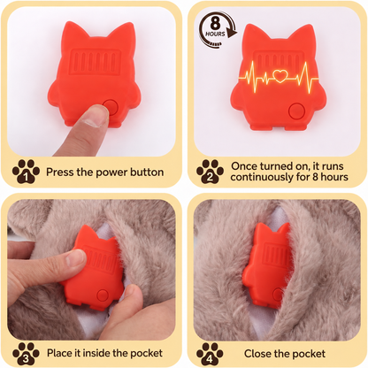 Muffly™ Heartbeat Sloth – Calms Anxiety & Loneliness