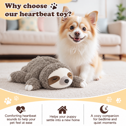 Muffly™ Heartbeat Sloth – Calms Anxiety & Loneliness