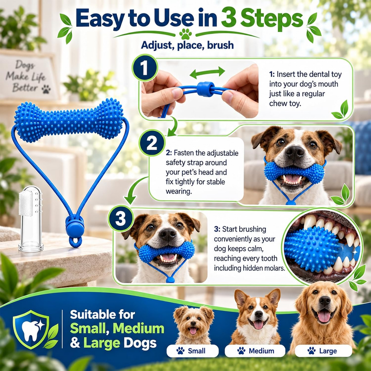 Muffly™ Dental Bone – Cleans Teeth & Fresh Breath